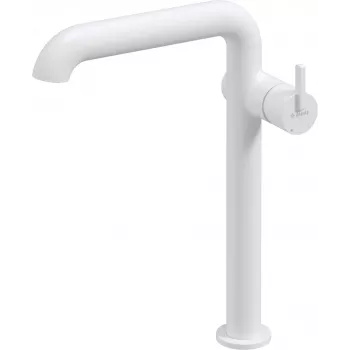 DEANTE Tall Washbasin Mixer with Rectangular Spout Chrome