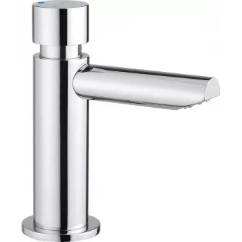 DEANTE Timed Washbasin Mixer Chrome Push-Button Self-Closing