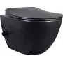 DEANTE Tualete ar Bidet Funkciju - ar Maisītāja Krānu, Stāvoša, Bezmalas, Dubultā Skalošana 3/5L, Balta, Keramika, Mīkstas Aizvēršanās Sēdeklis
