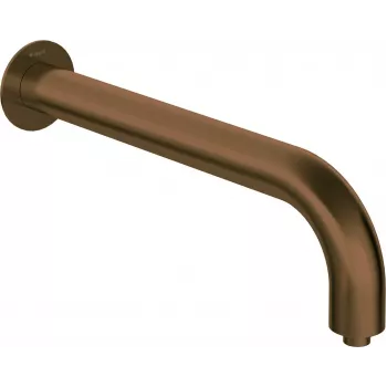 DEANTE sienas dušas jaucējkrāns 380 mm, matēti melns, misiņš, viena svira, 150 mm pieslēguma attālums