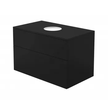 DEANTE Washbasin Cabinet with Worktop Artisan Oak 800x450x570 mm Wall-Mounted 2 Drawers Soft-Close