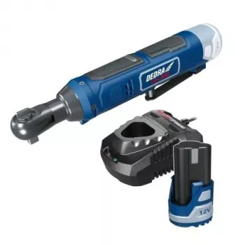 DEDRA bezvadu leņķa uzgriežņu atslēga 12V 3/8 inch 1x2.0Ah