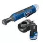 DEDRA bezvadu leņķa uzgriežņu atslēga 12V 3/8 inch 1x2.0Ah