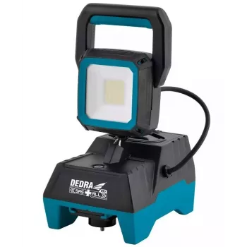 DEDRA bezvadu apskates lampa 1600 lm 18V 0*Ah SAS+ALL