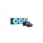 Deepcool LT360 VISION ARGB 360mm šķidruma dzesētājs, melns, ARGB, Intel un AMD, 3x120mm PWM ventilatori