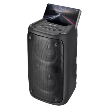 Defender Boomer 20 Bluetooth skaļrunis 20W ar gaismām, FM, USB, AUX, Mikrofonu