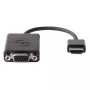 Dell HDMI uz VGA aktīvais adaptera kabelis (MF0V6) - 1920x1200, melns