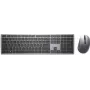 Dell KM7321W Premium bezvadu klaviatūras un peles komplekts - RF 2,4 GHz un Bluetooth 5,0, pilna izmēra, Titan Gray 02HHJ