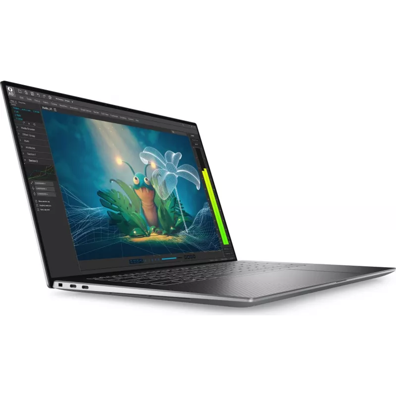 Dell Precision 5570 Mobile Workstation - Intel Core i7-12700H - 32GB DDR5 RAM - 1TB NVMe SSD - 16,0 inch WUXGA 1920x1200 Anti-Glare 500 nits - NVIDIA RTX A1000 4GB - Windows 11 Pro - Silver