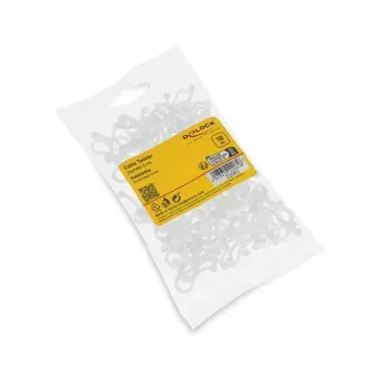 Delock Kabeļu spirālveida aptinums 8 mm caurspīdīgs, 100 gab.