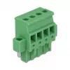 DELOCK DIN sliedes spaiļu bloks 4 kontaktu ar skrūvju fiksāciju, 800 V, 32 A, pelēks