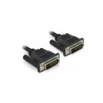 Delock DVI-D Dual Link kabelis 24+1 tēviņš-tēviņš 0,5 m melns 84369