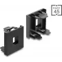 Delock Easy 45 Keystone moduļa turētājs 45 x 45 mm, melns 81669