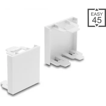 Delock Easy 45 moduļa tukšais vāciņš 45 x 45 mm balts (81676)