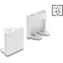 Delock Easy 45 moduļa tukšais vāciņš 45 x 45 mm balts (81676)