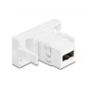 Delock Easy 45 modulis EASY-USB 2.0 Type-A female uz EASY-USB Type-A female balts 90866
