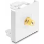 Delock Easy 45 modulis RCA female uz RCA female, zelta pārklājums, 91819