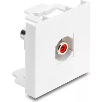 Delock Easy 45 modulis RCA Female uz RCA Female sarkans / balts (91815)