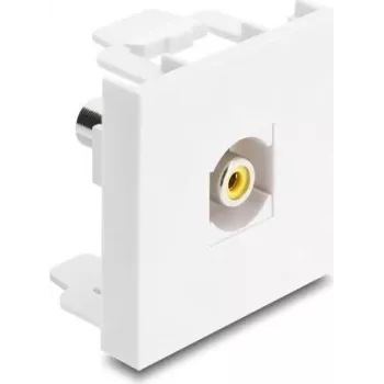 Delock Easy 45 modulis RCA Female uz RCA Female dzeltens / balts 91814