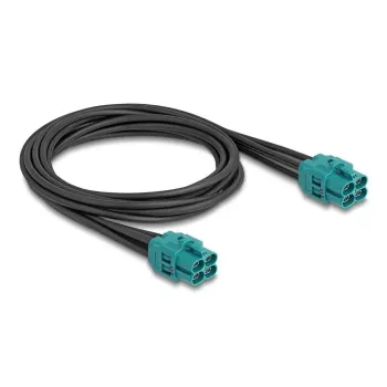 Delock HDMI adaptera kabelis Micro HDMI tēviņš uz 4x HDMI mātiņš 1 m melns 90340