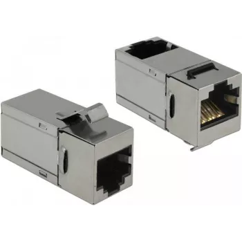 Delock Keystone modulis RJ45 sievišķais uz RJ45 sievišķais Cat.6 STP 90° 86371