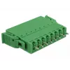 Delock PCB spaiļu bloku komplekts, 8 pin, 3,81 mm solis, vertikāls, zaļš (10 gab.) 65974