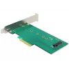 Delock PCI Express x4 kartes uz 1 x iekšējo NVMe M.2 Key M 110 mm - Low Profile formāts