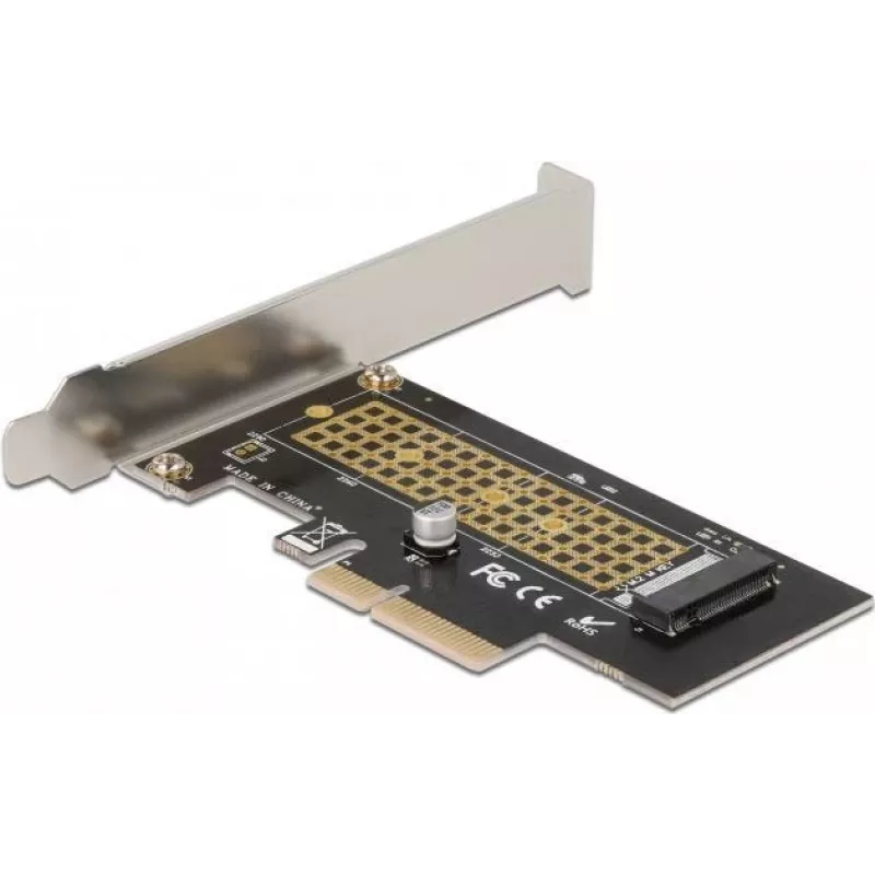 Delock PCI Express x4 karte uz 1 x iekšējo NVMe M.2 Key M 80 mm - Low Profile formfaktors 90047