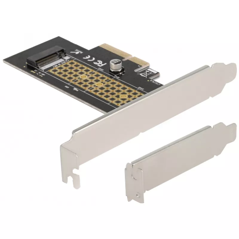 Delock PCI Express x4 karte uz 1 x iekšējo NVMe M.2 Key M 80 mm - Low Profile formfaktors 90047