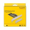 Delock PCI Express x4 karte uz 1 x iekšējo NVMe M.2 Key M 80 mm - Low Profile formfaktors 90047