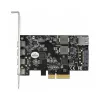 Delock PCI Express x4 karte ar 4 x USB Type-C + 1 x USB Type-A - SuperSpeed USB 10 Gbps - Low Profile formāts, USB kontrolieris