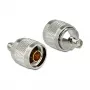 DeLOCK RF Adapter N Plug to SMA Jack 50 Ohm