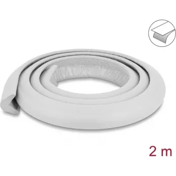 Delock Pašlīmējoša putu aizsarglente malām 35 x 13 mm, 2 m, pelēka 18489