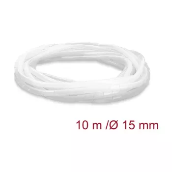 Delock Spirālveida kabeļu aptinums 15 mm diametrs 10 m Caurspīdīgs