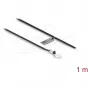 Delock temperatūras sensors ar M4 vītni un 2 atvērtiem vadiem, plakanais PVC kabelis B25/85 3435K, 1 m