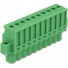 DELOCK 10 kontaktu spaiļu bloks DIN sliedei ar skrūvju fiksāciju