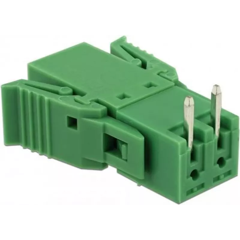 Delock PCB spaiļu bloku komplekts 2 kontakti 3,81 mm solis horizontāls 65952