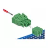 Delock PCB spaiļu bloku komplekts 2 kontakti 3,81 mm solis horizontāls 65952