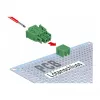 Delock PCB spaiļu bloku komplekts 2 kontakti 3,81 mm solis horizontāls 65952