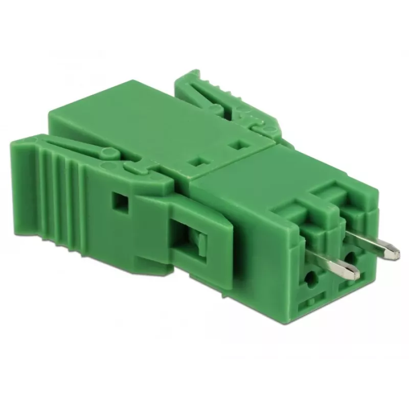 Delock spaiļu bloku komplekts PCB 2 kontaktu 3,81 mm solis vertikāls (65968)