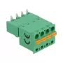 Delock PCB spaiļu bloku komplekts 4 kontakti 5,08 mm solis horizontāls 66506