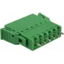 Delock PCB spaiļu bloku komplekts 6 kontakti 3,81 mm solis vertikāls (65972)