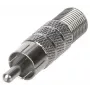 DELTA CINCH-W/F-G F-Type Female uz RCA Male Adapteris