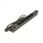 DELTA Pagarinātājs 6 Schuko Ligzdas PD-6/R-USB