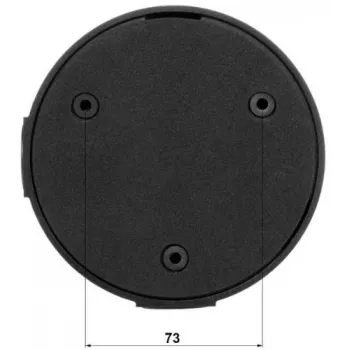 DELTA STG-PFA130-E sadales kārba Dahua kupola kamerām, sienas/griestu stiprinājums, alumīnijs, melna STG-PFA130-E(BLACK)