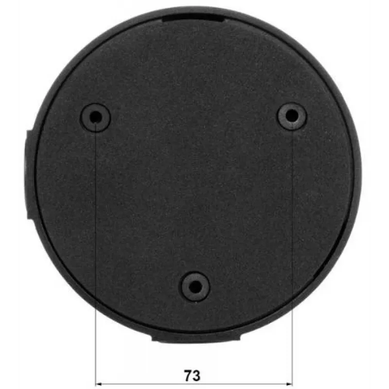 DELTA STG-PFA130-E sadales kārba Dahua kupola kamerām, sienas/griestu stiprinājums, alumīnijs, melna STG-PFA130-E(BLACK)