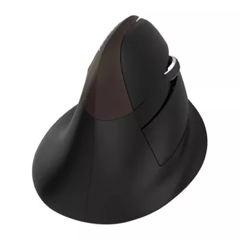 Delux M618 Mini Gold ergonomiskā pele - 2.4G / Bluetooth 5.0 / USB-C, 4000 DPI, labā roka, vertikālā