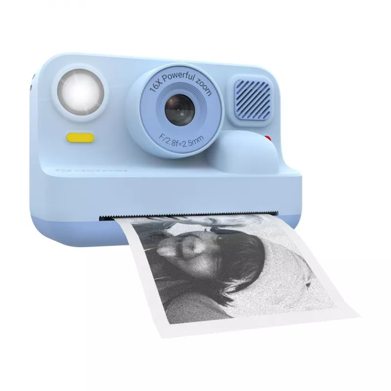DENVER KPC-1374BTBU Bērnu digitālā fotokamera ar printeri, zila