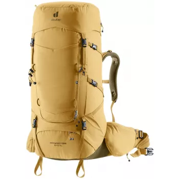 Deuter Aircontact Core 55 + 10 SL Sieviešu Mugursoma - Savanna/Nori