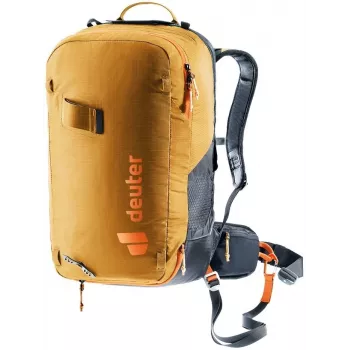 Deuter Alproof Lite 20 SL Lavīnas drošības mugursoma ar gaisa spilvenu + Wash Center I tualetes soma komplekts - Cinnamon/Black & Raisin/Caspia